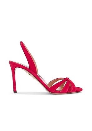 Aquazzura Tati 85 Sandal in Rouge - Red. Size 41 (also in 37, 37.5, 38, 38.5, 39.5, 40).