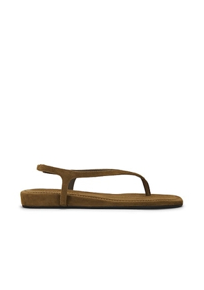 Jenni Kayne Bare Slingback Sandal in Olive - Olive. Size 37 (also in 36, 38, 40, 41).