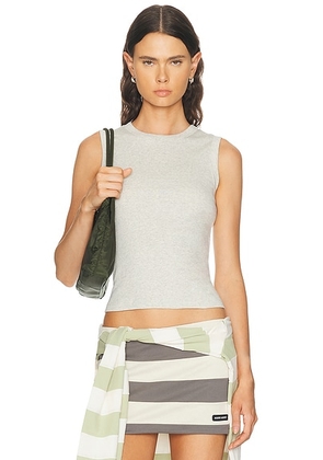 FLORE FLORE Esme Tank Top in Heather Grey - Grey. Size M (also in XS, S, L, XL).