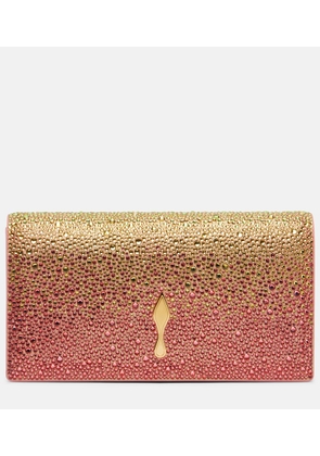 Christian Louboutin Bettina Small embellished leather clutch