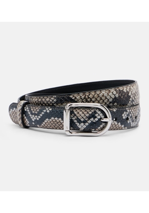 Altuzarra Snake-effect leather belt