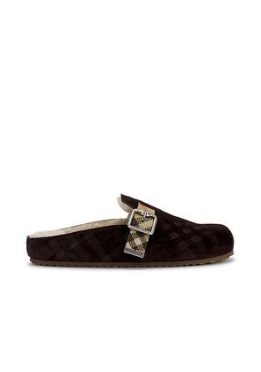 Burberry Urchin Shearling in Moorhen Brown - Brown. Size 41 (also in 42, 43).