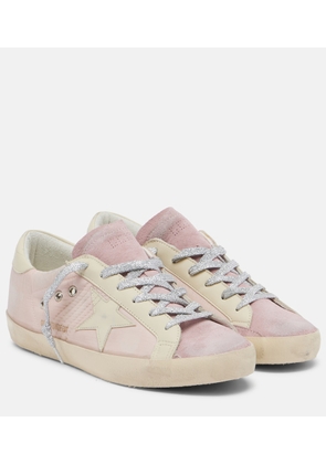 Golden Goose Super-Star suede-trimmed sneakers