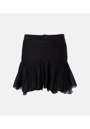 Marant Etoile Daneen ruffled cotton-blend miniskirt