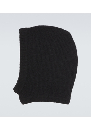 Rick Owens Alpaca and wool-blend hood