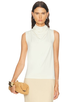 Altuzarra Holt Top in Ivory - Ivory. Size 34 (also in 36, 38, 40).