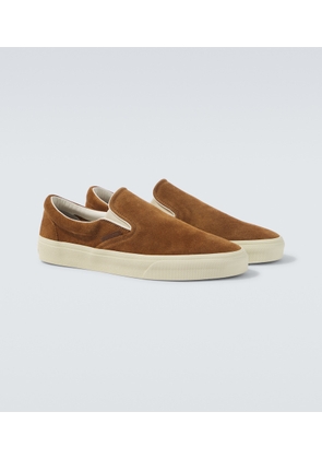 Tom Ford Jude suede slip-on sneakers