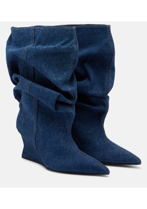 Balmain Denim ankle boots