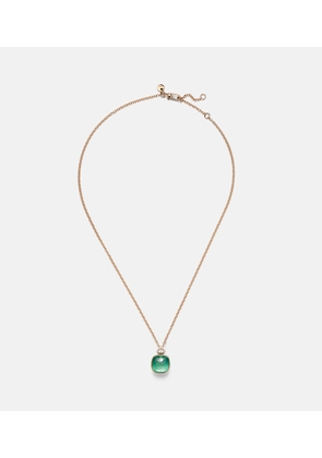 Pomellato Nudo Classic 18kt rose and white gold necklace with gemstones