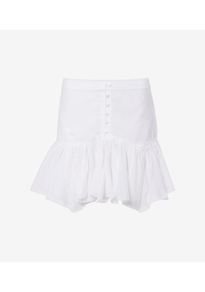 Marant Etoile Daneen ruffled cotton-blend miniskirt