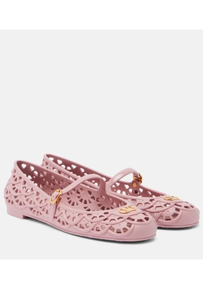 Valentino Garavani Ondette VLogo Mary Jane flats
