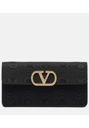 Valentino Garavani VLogo Mini moire clutch