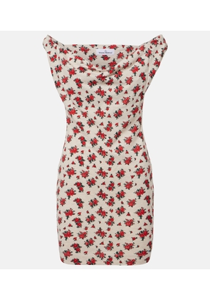 Vivienne Westwood Anna floral cotton jersey minidress