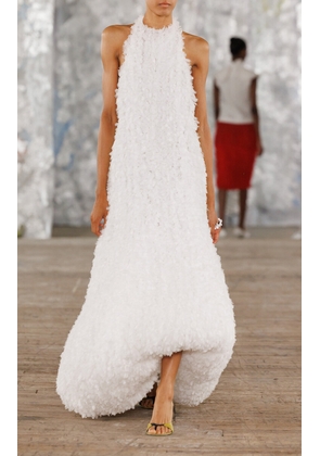 Diotima Dama Textured Cocoon Maxi Dress - Moda Operandi