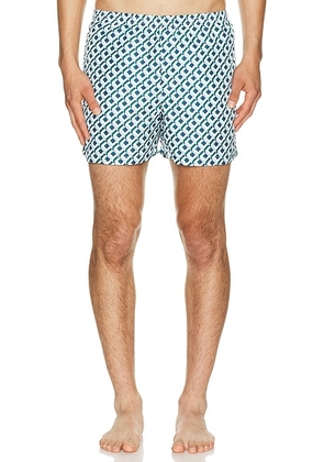 Casablanca Printed Swim Shorts in Monogram - Multi. Size S (also in M, L, XL/1X, XXL/2X).