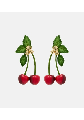 Jennifer Behr Maraschino embellished drop earrings