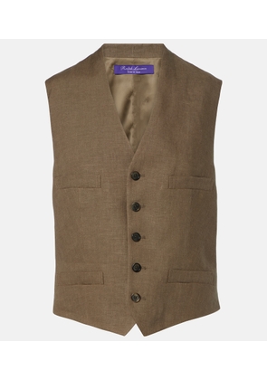 Ralph Lauren Collection Jaiden linen vest