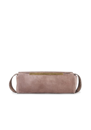 KHAITE Donna Evening Clutch in Morning Dove - Grey. Size all.