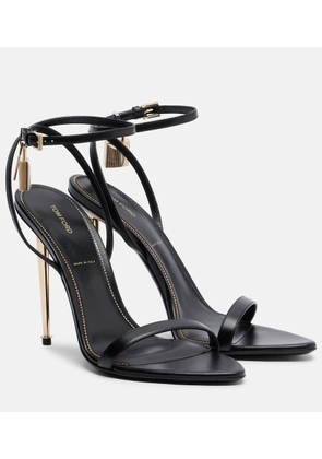 Tom Ford Padlock leather sandals