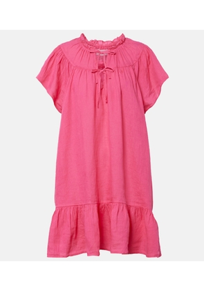 Velvet Livvy tiered linen minidress