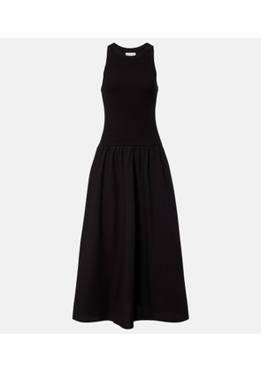 Velvet Romilly cotton-blend midi dress