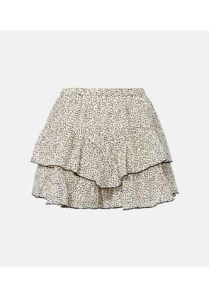 Marant Etoile Jocadia ruffled cotton shorts
