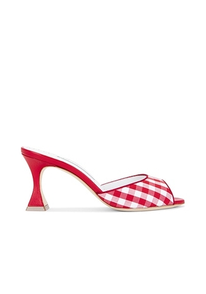 Manolo Blahnik Jadara 70 Sandal in Bold Red - Red. Size 38 (also in 36.5, 39).