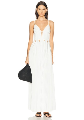 SIMKHAI Selene Gown in White - White. Size 0 (also in 6, 8).