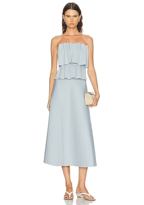 House of Dagmar Sculpted Tube Dress in Dove Blue - Baby Blue. Size 36 (also in 32, 34, 38).