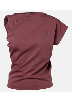 Vivienne Westwood Hebo asymmetric cotton top