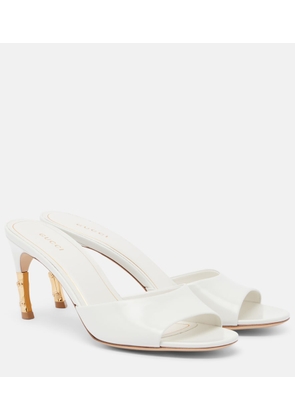 Gucci Castello leather mules