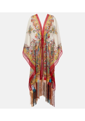 Etro Paisley fringed kaftan