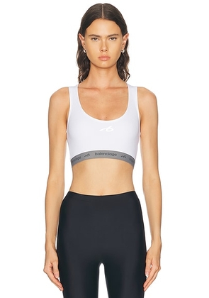Balenciaga Bra Tank Top in White - White. Size XS (also in L, M, S).