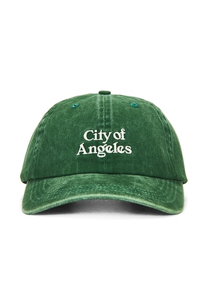 Corridor City Of Angeles Cap in Green - Green. Size all.
