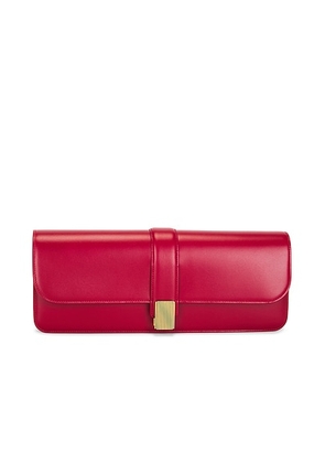 KHAITE Blake Clutch in Ruby - Red. Size all.
