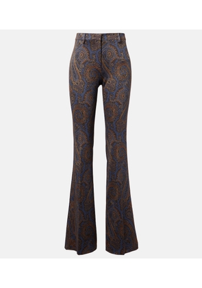 Etro Paisley flared pants
