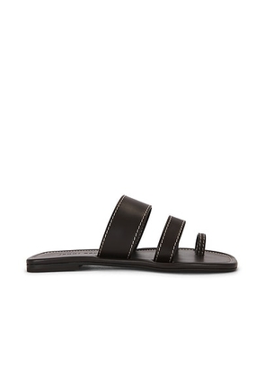 Jenni Kayne Laze Sandal in Brown - Brown. Size 36 (also in 37, 39).