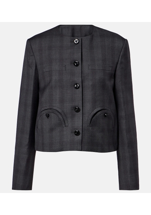 Blaze Milano Shamo checked virgin wool jacket