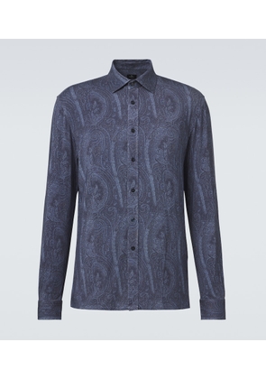 Etro Paisley jersey shirt