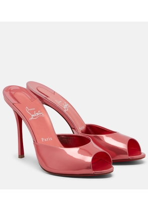 Christian Louboutin Me Dolly laminated leather mules