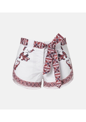Bananhot Lavanda printed cotton shorts