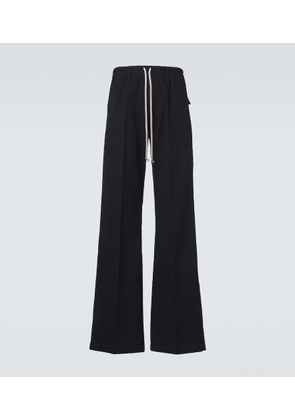Rick Owens Dietrich cotton and wool wide-leg pants