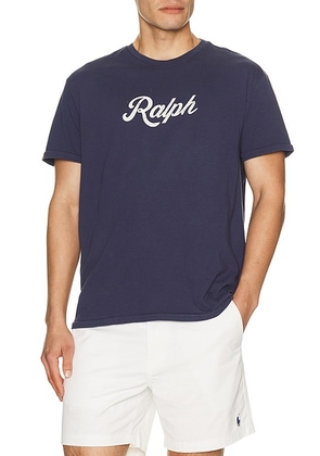 Polo Ralph Lauren Ralph Logo T-shirt in Dark Cobalt - Navy. Size S (also in M, XL/1X, XXL/2X).