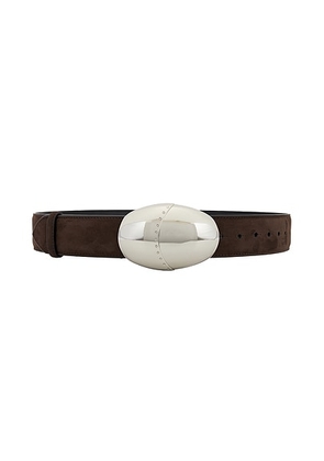 Altuzarra Yingyang Belt in Testa Di Moro - Brown. Size S (also in M, L).