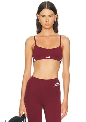Balenciaga Bra Top in Burgundy & Aqua - Burgundy. Size XS (also in L, M, S).