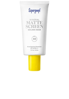 Supergoop! Mineral Mattescreen SPF 40 in Golden Hour - Brown. Size all.