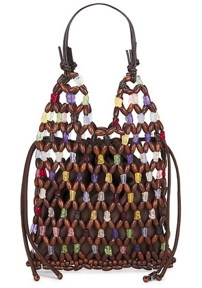 Staud Kelly Bag in Sea Glass Multi - Brown. Size all.