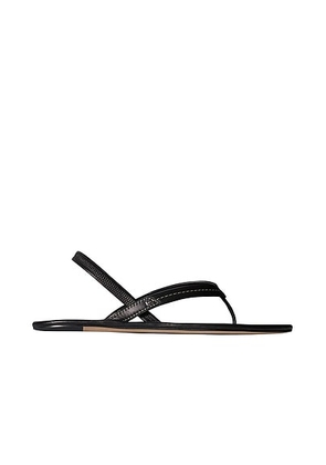 The Row Malick Sandal Two in Black - Black. Size 36 (also in ).