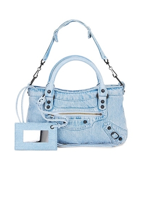 Balenciaga Le City First Bag in Light Blue - Blue. Size all.