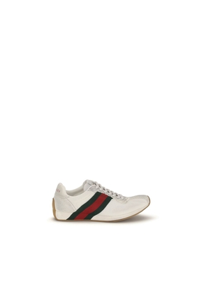 Gucci White Polyester Athletic Sneakers - EU36/US6